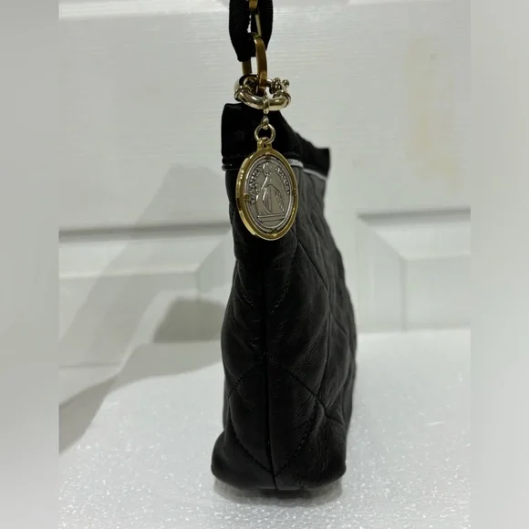 Lanvin Quilted  Black Leather pouch - Picture 5 of 12